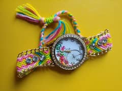 Girls Gift Watch Jewel Watch Chrochet Watch Original Images  Colorfull