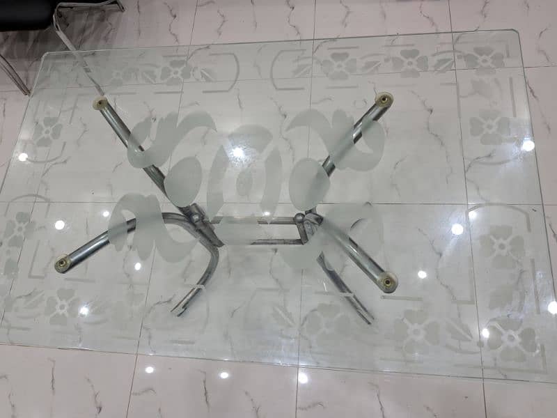 Dining table with 4 chairs | fresh condition | urgent sale 6