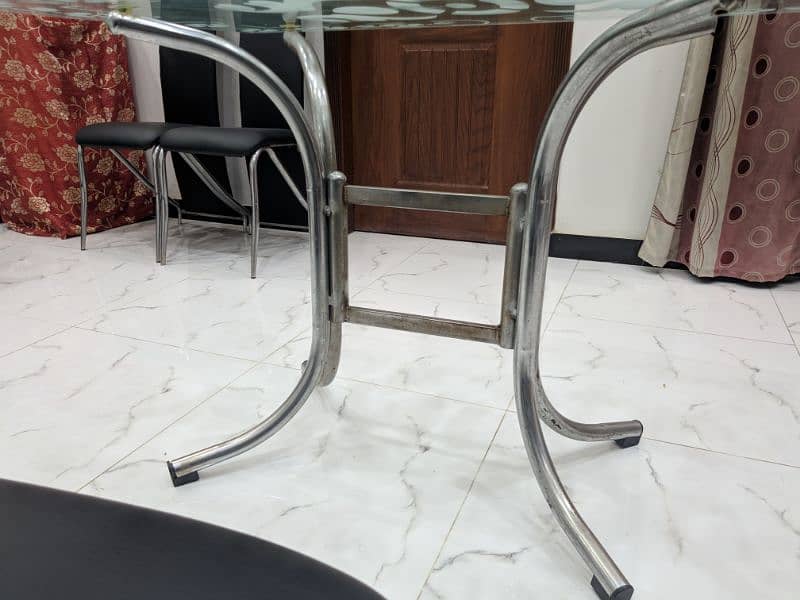 Dining table with 4 chairs | fresh condition | urgent sale 7