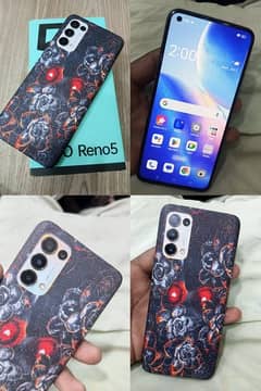 oppo Reno 5 8gb 128gb mobile & box (exchange possible)