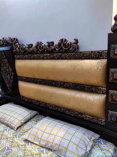 king size bed with side tables and dressing table