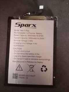 sparx neo 5 plus battery original 0