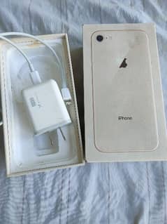 iphone 8 PTA approved 64gb with box charger 0