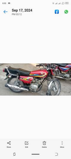 Honda 125 original 2019 model lush push