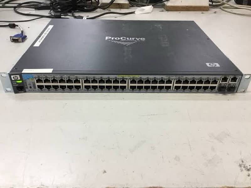 HP2610 All POE 48Port 100MBps 0