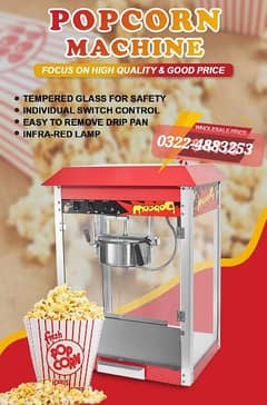 Popcorn Machine Slush Used New Balnder\ Dough Mixer \Pizza Oven \Grill