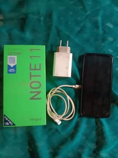 infinix note 11 Ram 6+5/128 with box charger