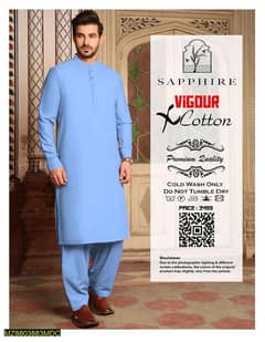 Men's unstitched cotton  suit