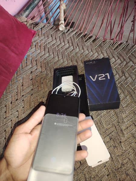 vivo v21 box complete 2