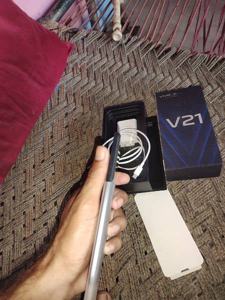 vivo v21 box complete 3