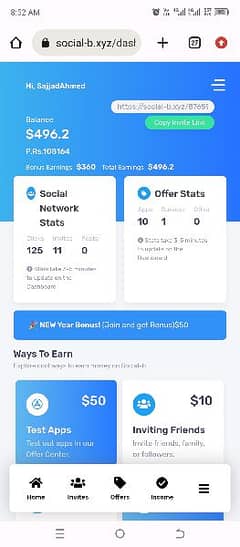 online earning work dollar