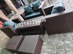 OUTDOOR GARDEN RATTAN UPVC FURNITURE SOFA SET CHAIRS TABLE UMBRELLA 0