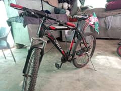 Mountain Cycle for sale | Black & red color with new seat