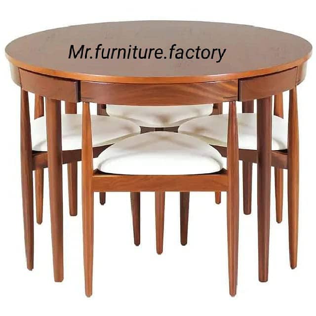 luxury dining table/shesham wood chairs/glass top solid center table 1