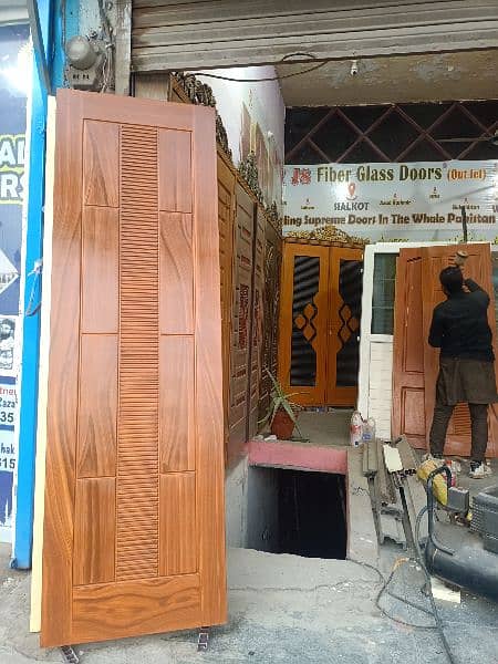 pvc door/wood door/semi solid/solid door/cnc door/fiber door 8