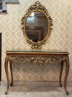 Concole table with Mirror