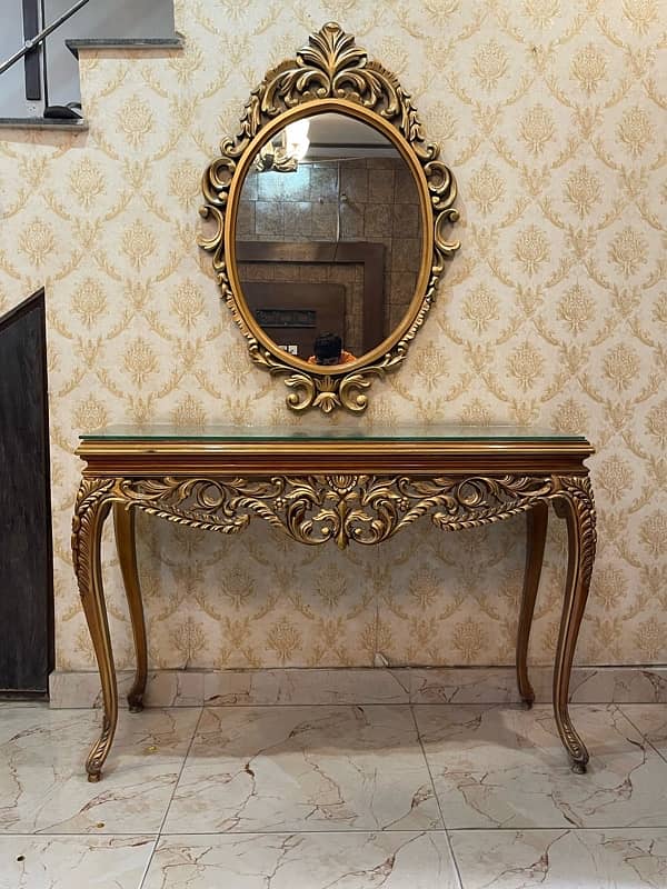 Concole table with Mirror 1