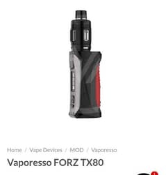 vape tx80 New condition for sale