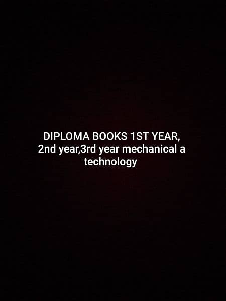 mechanical diploma books 1st,2nd,3rd 0