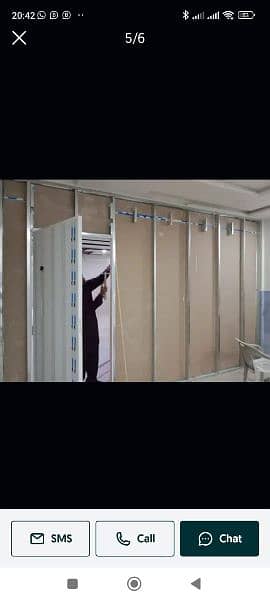 dumpa  ceiling /gypsum board partition/office / ceiling work /drywall 9