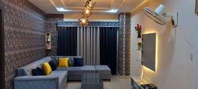 Par Day short time One BeD Room apartment Available for rent in Bahria town phase 4 and 6 empire Heights 2 Family apartment