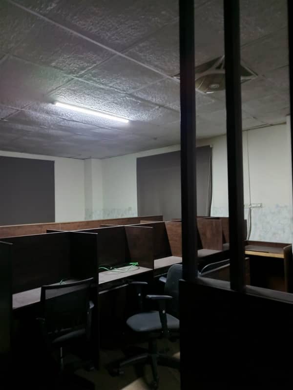 4500 square feet Office space for rent in johar town for Silent office (Call center + Software house + Marketing office and other setup as you want) 1