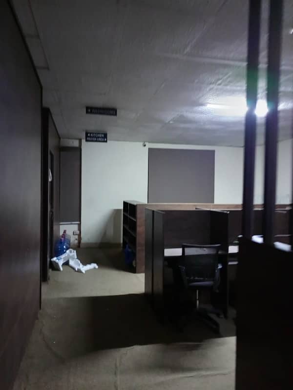 4500 square feet Office space for rent in johar town for Silent office (Call center + Software house + Marketing office and other setup as you want) 2