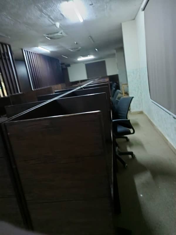 4500 square feet Office space for rent in johar town for Silent office (Call center + Software house + Marketing office and other setup as you want) 5