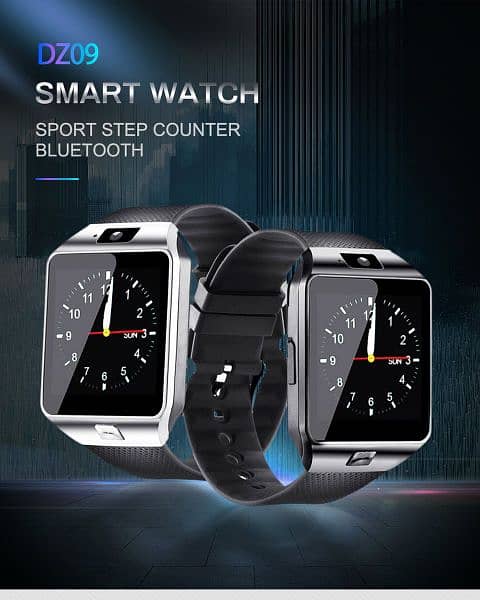 Dz30 2g single sim support smart watch 8