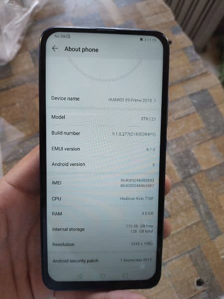 Huawei y9 prime 4 128 1