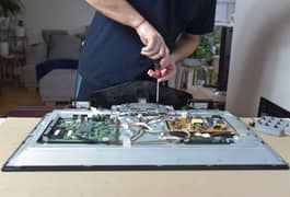 Led tv Lcd tv repair and leptops repair home service