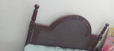 single bed wooden