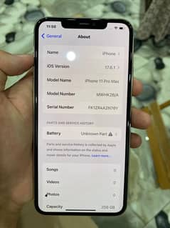 Iphone 11 pro max 256gb pta approved physical and esim Small black do