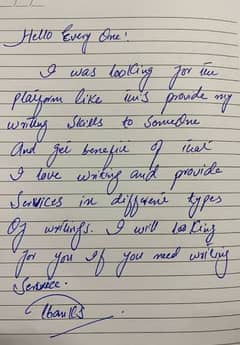 handwriting