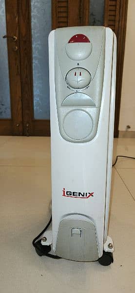 iGenix Oil filled Electric Radiator 1.5kW/1500w 2