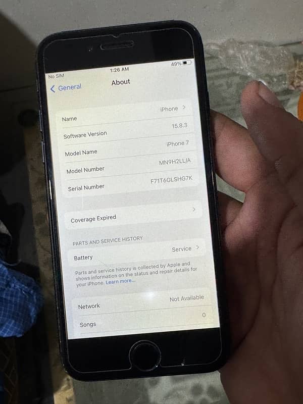 IPHONE 7 PTA APPROVED 128GB ALL OK 8