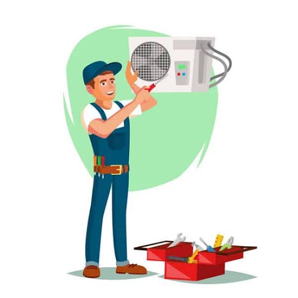 M Waleed Cooling Center#03056643948 Service Installation AC. 5