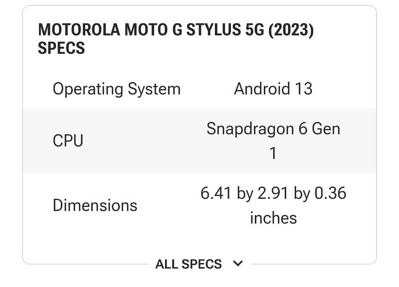 moto g stylus 5g 2023 snapdragon 6 gen 1 3