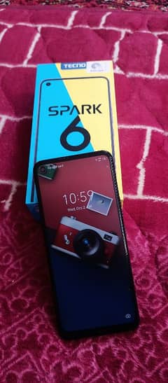 Tecno Spark 6 4/64 With Box 0