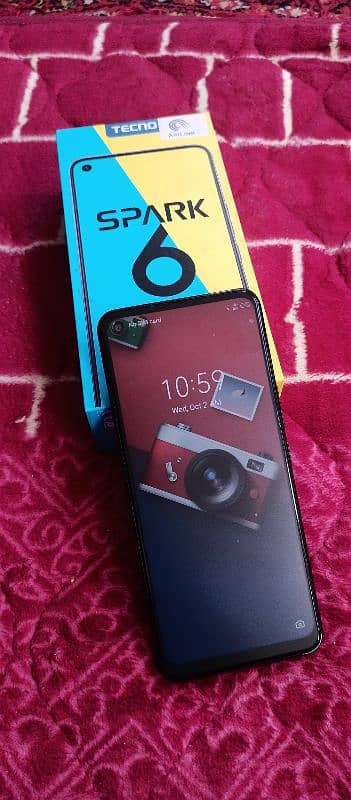 Tecno Spark 6 4/64 With Box 1