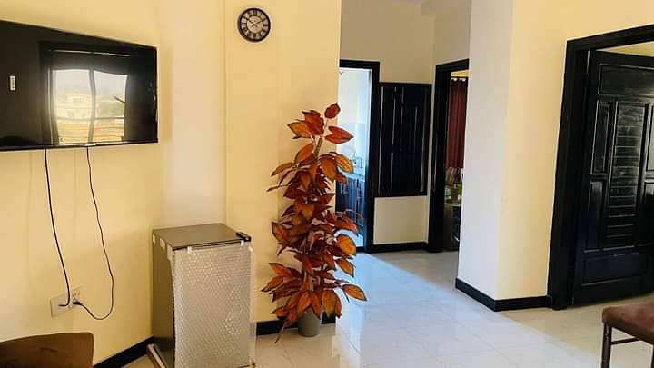 Three bed furnished flat for rent in F15 Islamabad 2