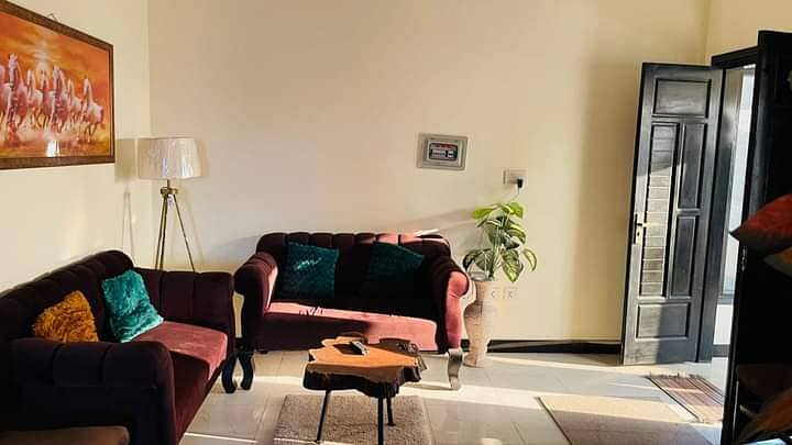 Three bed furnished flat for rent in F15 Islamabad 12