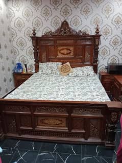 master bed set bed furniture showcase dressing table 0