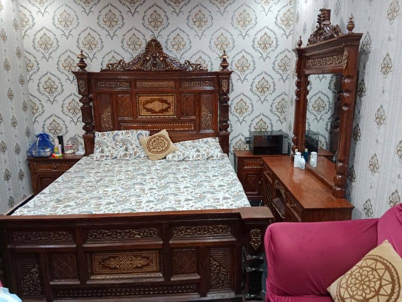 master bed set bed furniture showcase dressing table 1