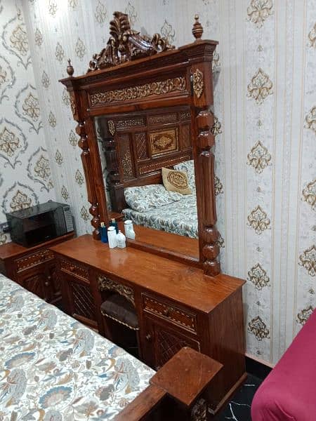 master bed set bed furniture showcase dressing table 2