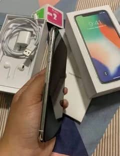 iphone X 256 gb with box My Whatsapp number 0342-8683945