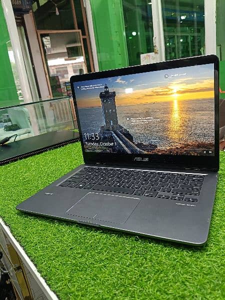 360 Touch-UlTra Slim-8th Gen-Core i5-8GB Ram+256ssd*Asus Zenbook 6