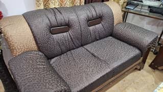 6 Seater Sofa Set / 3 Wooden Tables / Wooden Sofas / Sofa Set