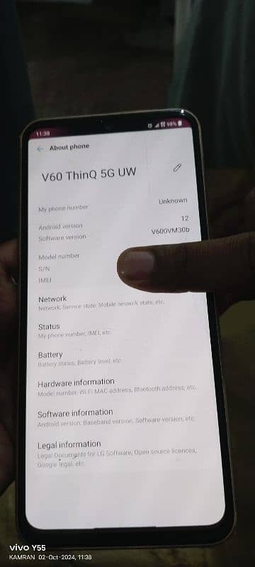 LG V60 Think 5G 3