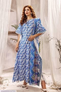 safwa -3 pcs lawn digital printed doria lawn unstitched suit 0